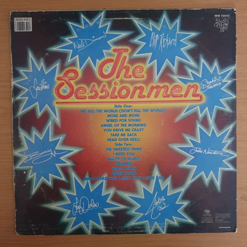 The Sessionmen - Tribute to the Stars  Vinyl LP Record (VG+)