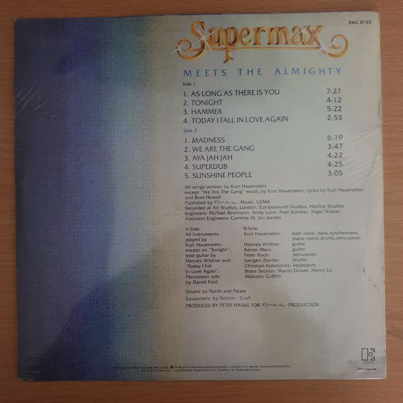 Supermax  Supermax Meets The Almighty -  Vinyl LP Record - Sealed