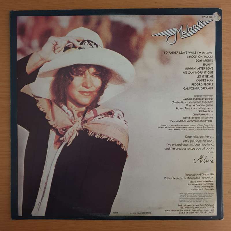 Melanie   Phonogenic Not Just Another Pretty Face  Vinyl LP Record (VG+)