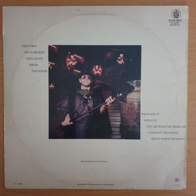 Elton John - Ice On Fire  - Vinyl LP Record (VG)