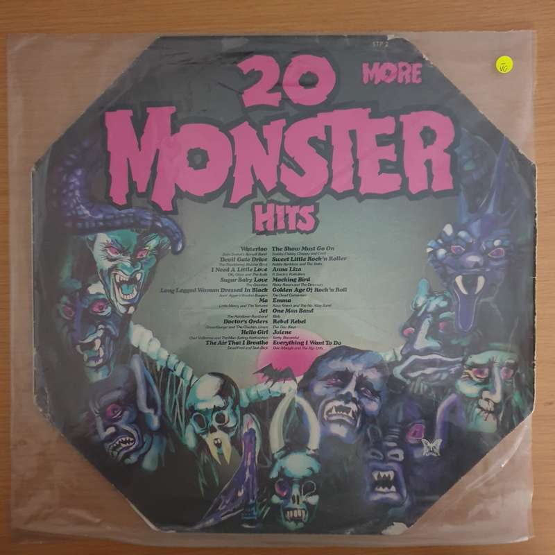 Monster Hits - 20 More Monster Hits - Vinyl LP Record  (VG-)