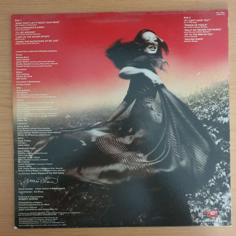 Yvonne Elliman  Night Flight - Vinyl LP Record (VG+)