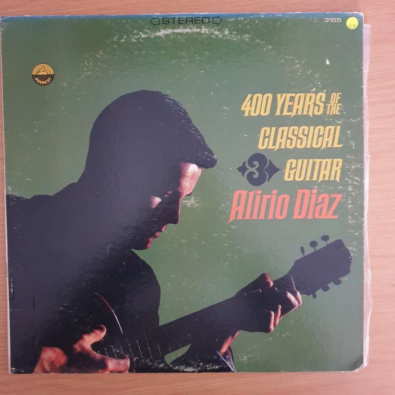 Alirio Diaz  400 Years Of The Classical Guitar - Vinyl LP Record (VG+)