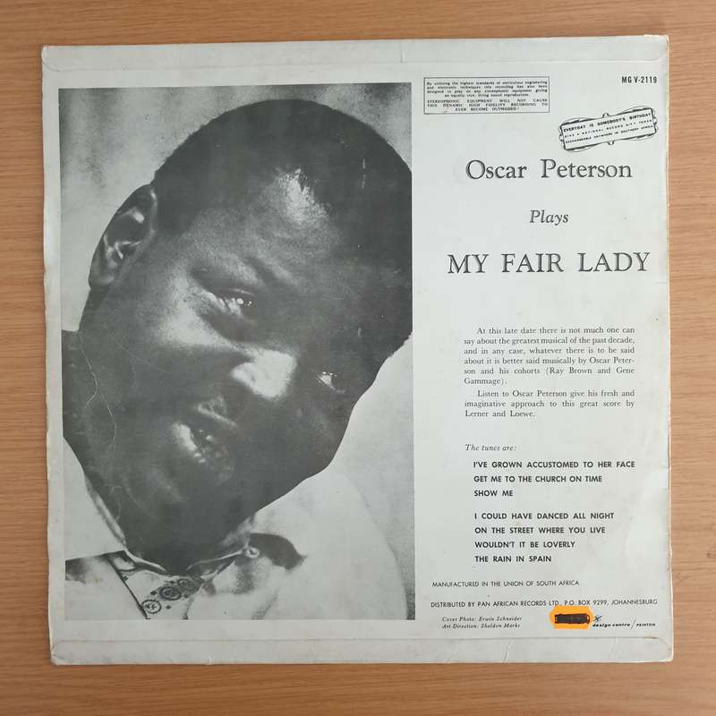 Oscar Peterson Plays My Fair Lady  - Vinyl LP Record (VG+)