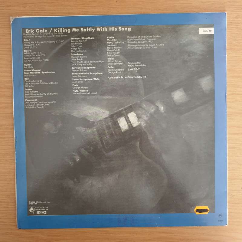 Eric Gale  Killing Me Softly with his Song - Vinyl LP Record (VG+)