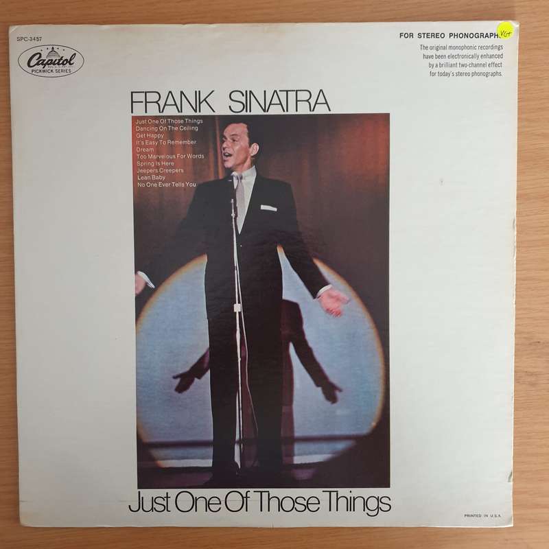 Frank Sinatra - Just One of those Things  Vinyl LP Record (VG+)