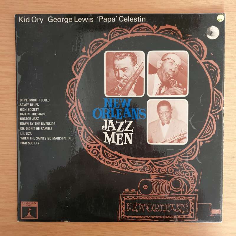 New Orleans Jazz Men - Kid Ory / George Lewis / 'Papa' Celestin   Vinyl LP Record (VG+)