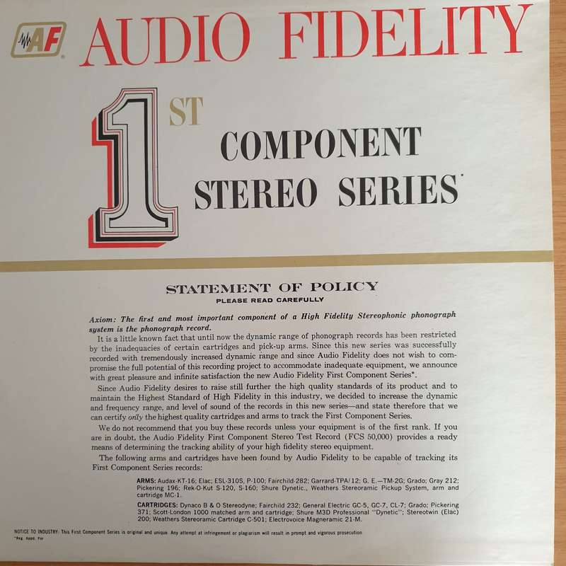 Stereo And All That Jazz   Vinyl LP Record (VG+)