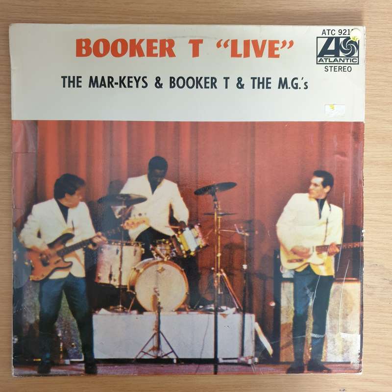 Booker T "Live" - Mar-Keys & Booker T & The MG's  - Vinyl LP Record (VG)