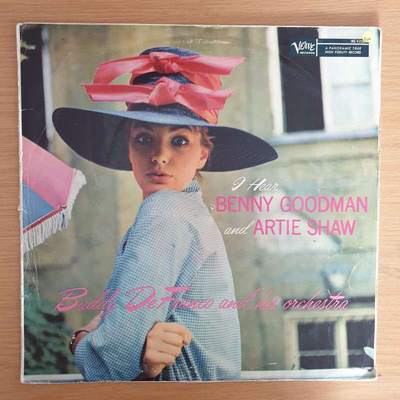 Buddy DeFranco And His Orchestra  I Hear Benny Goodman And Artie Shaw - Vinyl LP Record (VG+)
