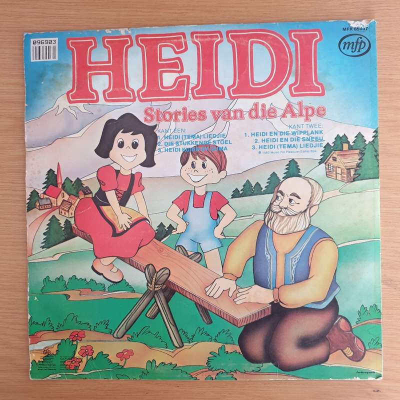 Heidi - Stories van die Alpe   - Vinyl LP Record (VG+)