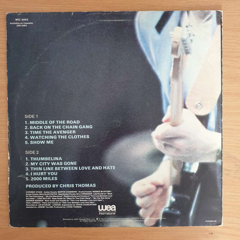 Pretenders  Learning To Crawl - Vinyl LP Record (VG)