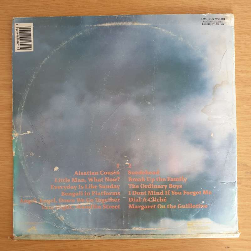 Morrissey  Viva Hate  Vinyl LP Record  (G+)