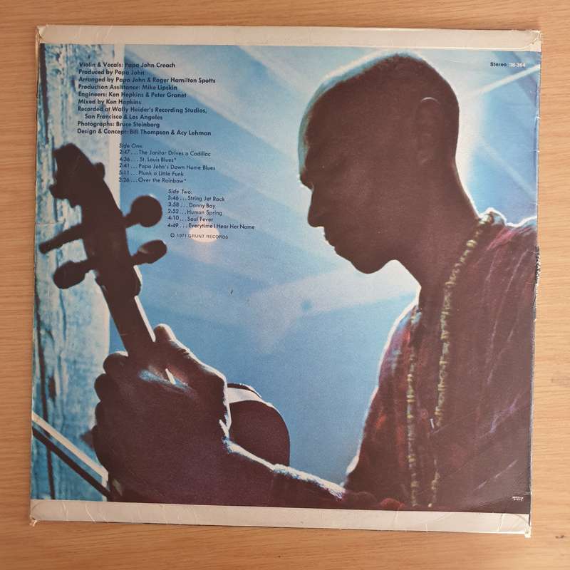 Papa John Creach  Papa John Creach - Vinyl LP Record  (VG+)