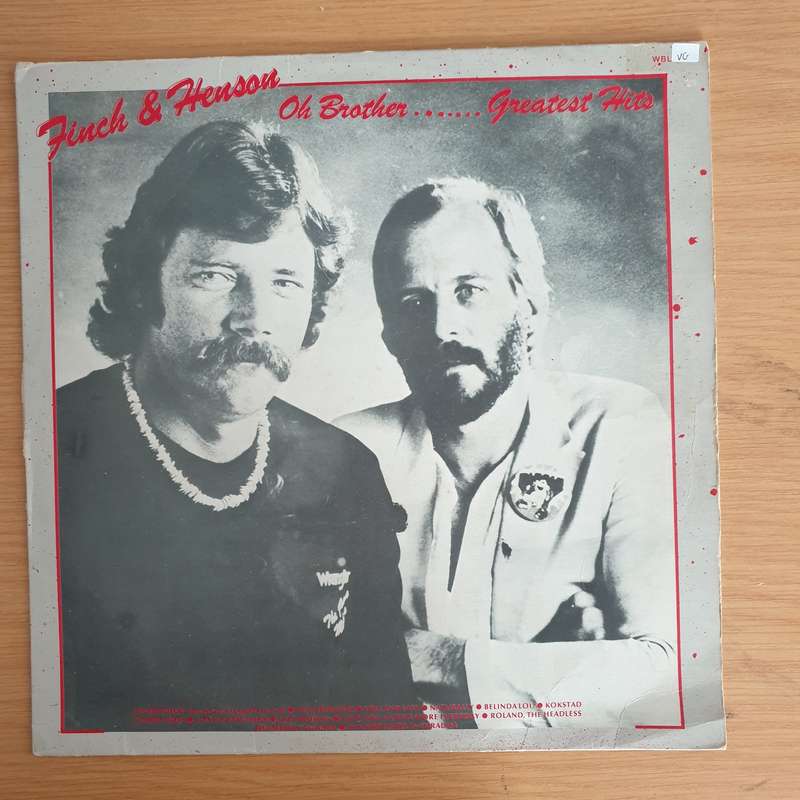 Finch & Henson  Oh Brother... Greatest Hits - Vinyl LP Record  (VG+)
