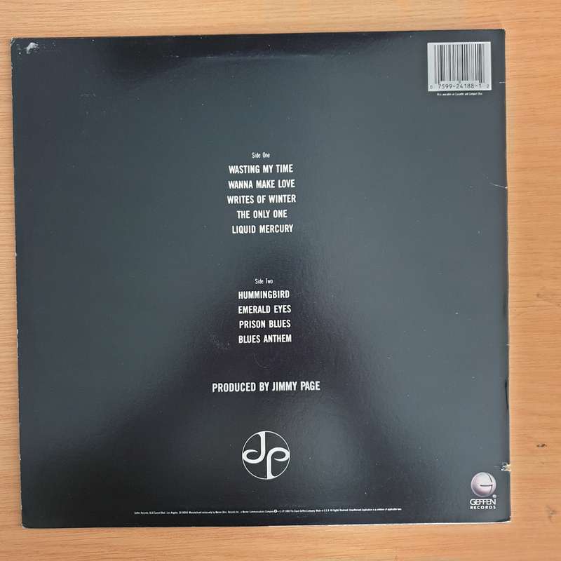 Jimmy Page  Outrider - Vinyl LP Record  (VG+)