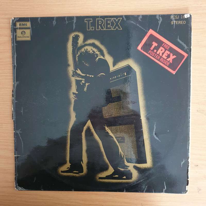 T. Rex  Electric Warrior  - Vinyl LP Record  (VG-)