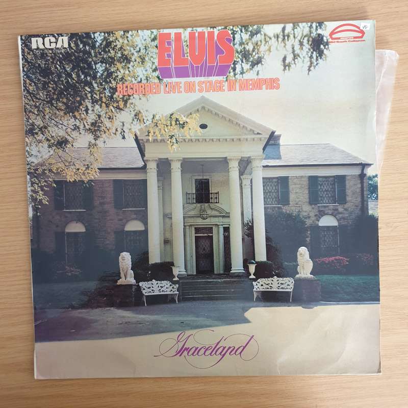 Elvis Presley  Recorded Live On Stage In Memphis - Graceland - Vinyl LP Record (VG)