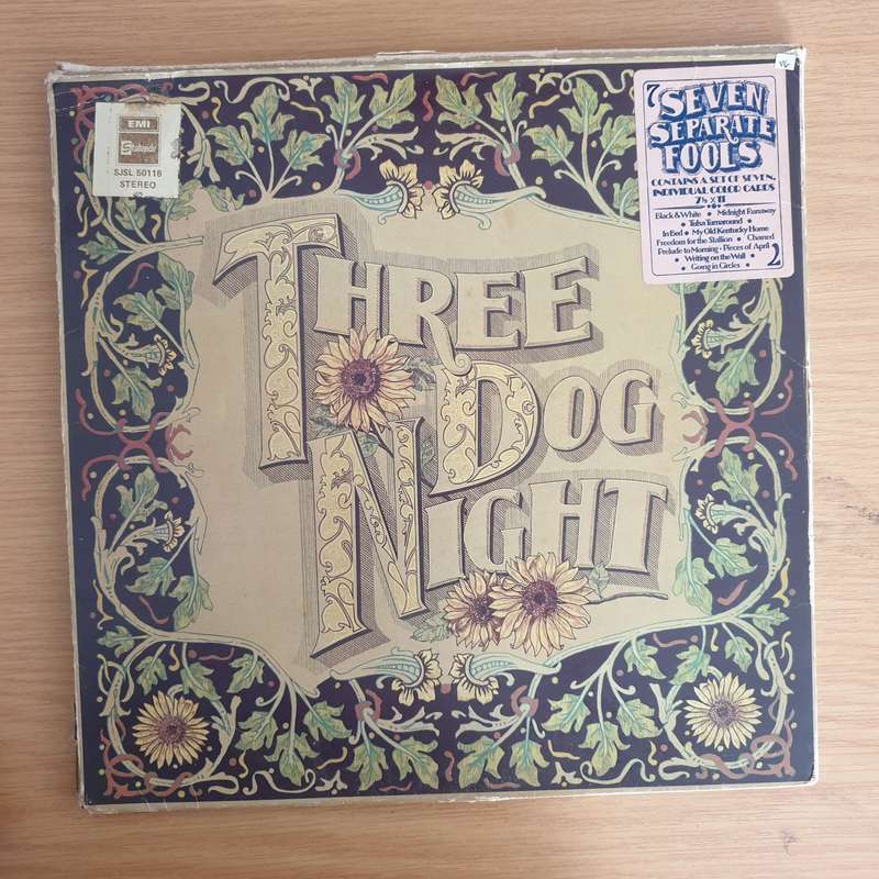 Three Dog Night  Seven Separate Fools - Vinyl LP Record (VG)