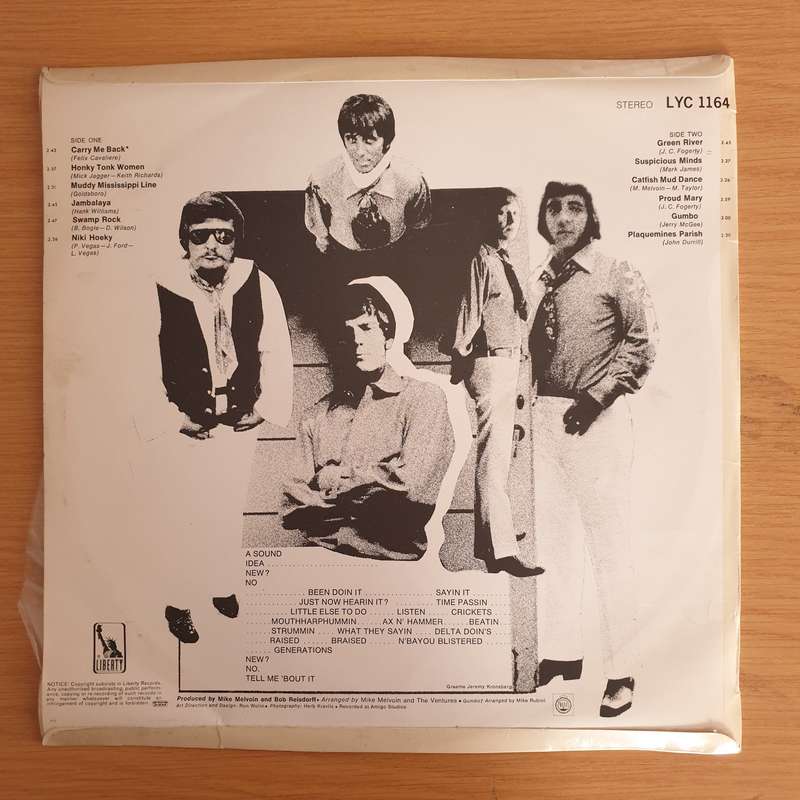 The Ventures  Swamp Rock - Vinyl LP Record  (VG+)