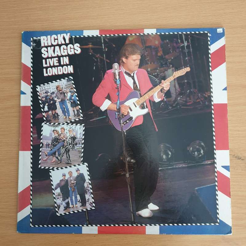 Ricky Skaggs  Live In London - Vinyl LP Record  (VG+)