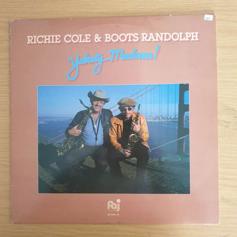 Richie Cole & Boots Randolph  Yakety Madness! - Vinyl LP Record  (VG+)