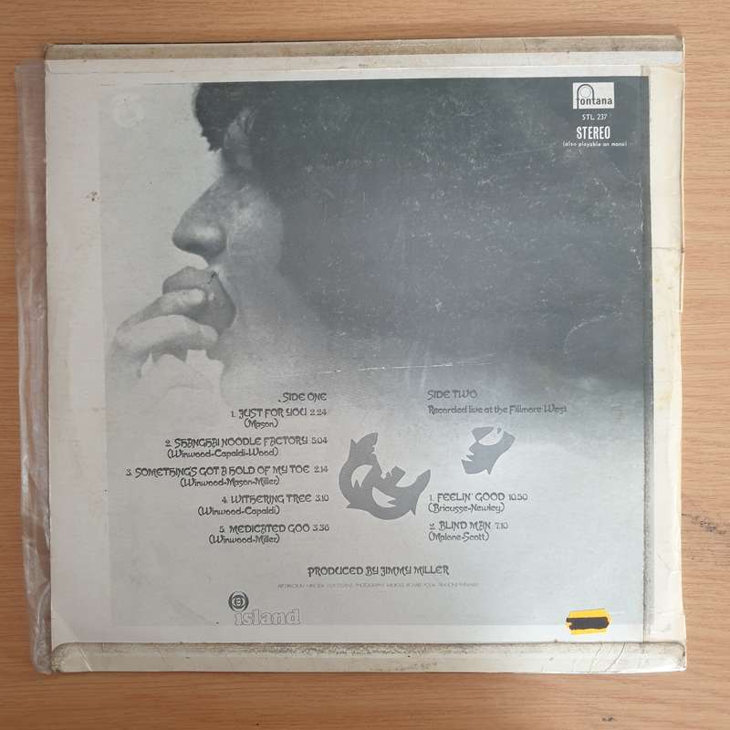 Traffic  Last Exit - Vinyl LP Record  (VG+)