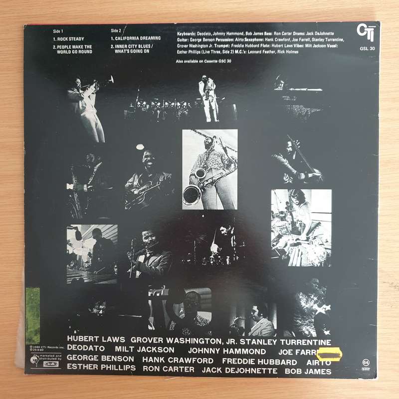 CTI All-Stars  CTI Summer Jazz Live At The Hollywood Bowl - Vol 2 - Vinyl LP Record  (VG+)