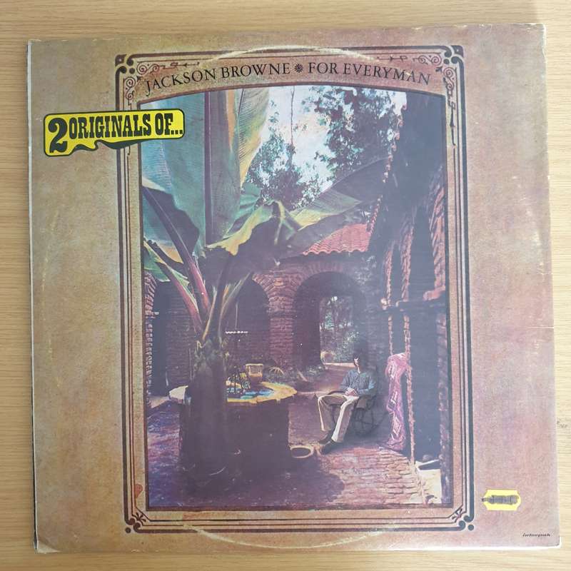 Jackson Browne  Double Dynamite - Late For The Sky / For Everyman - Double Vinyl LP Record  (VG+)