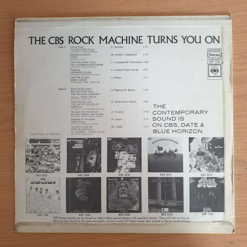 The CBS Rock Machine Turns You On -  Vinyl LP Record  (VG+)