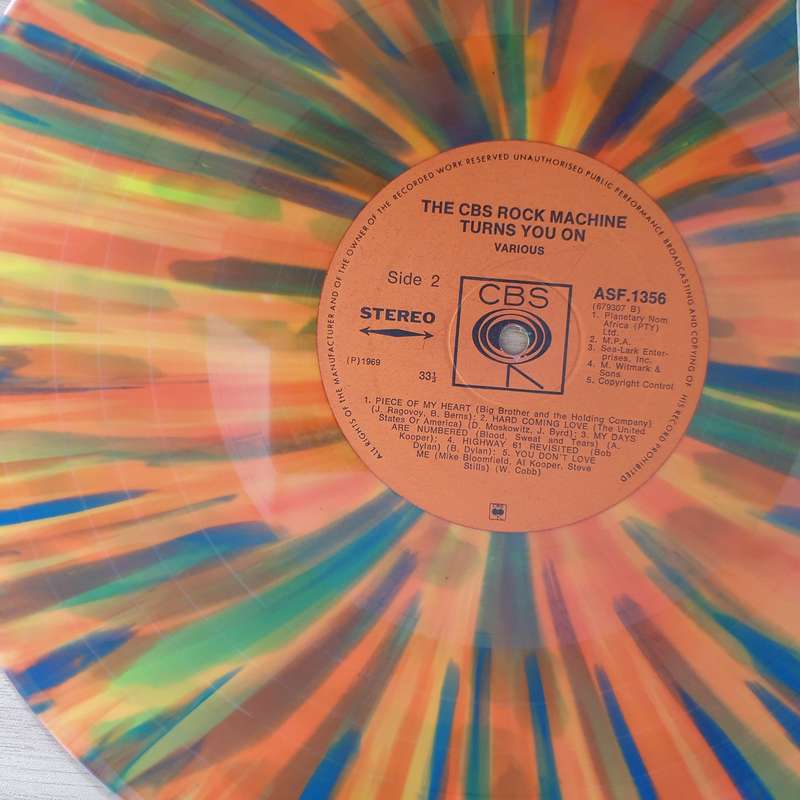 The CBS Rock Machine Turns You On -  Vinyl LP Record  (VG+)