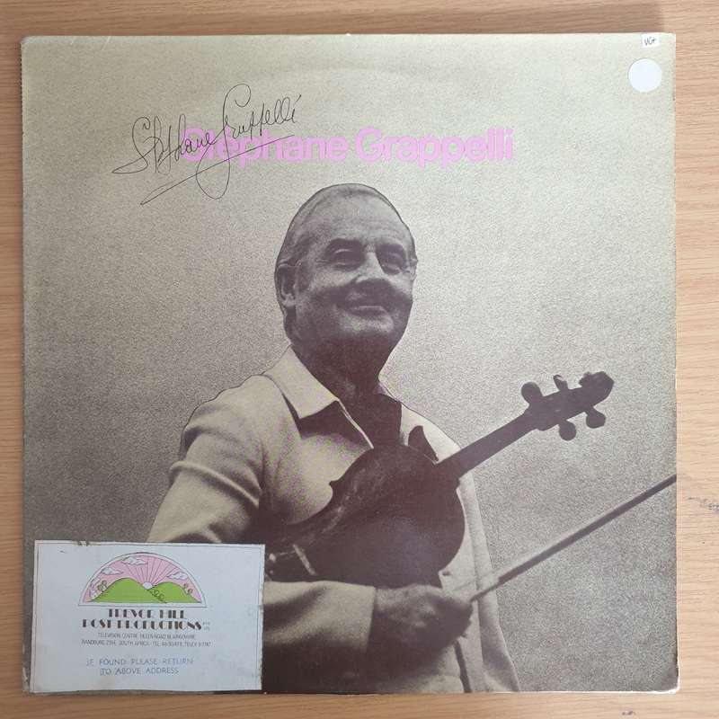 Stephane Grappelli  Grappelli Plays Grappelli (France) - Vinyl LP Record  (VG+)