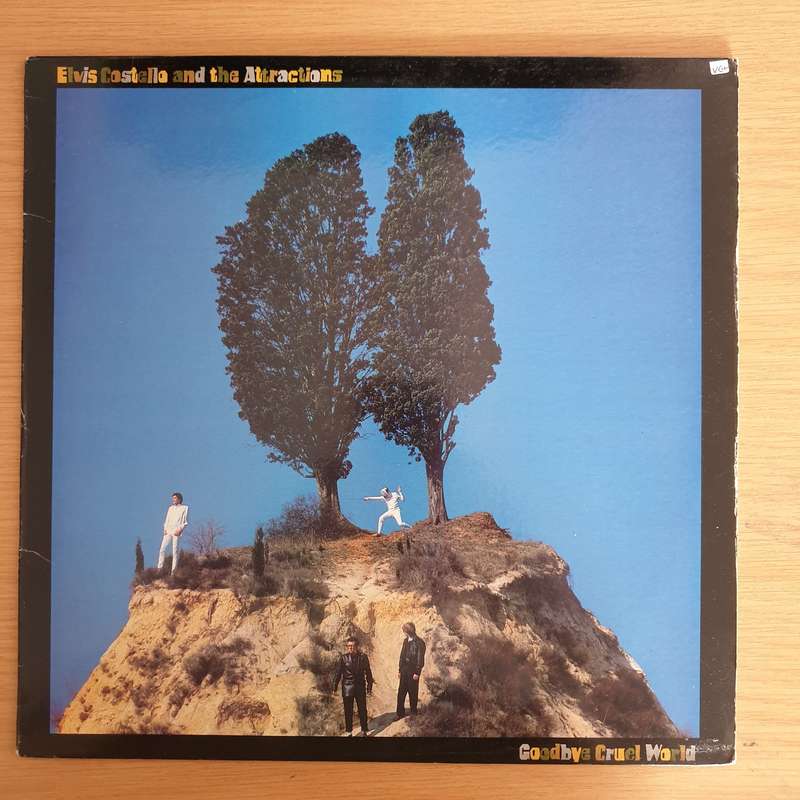 Elvis Costello & The Attractions  Goodbye Cruel World - Vinyl LP Record  (VG+)