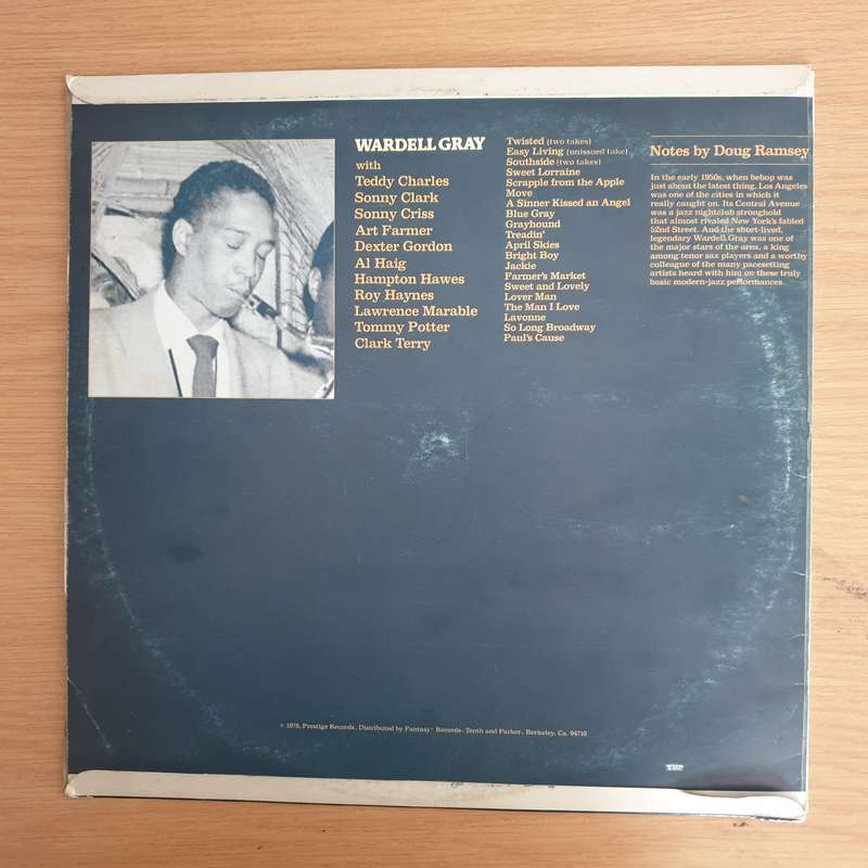 Wardell Gray  Central Avenue Vol 2 - Vinyl LP Record  (VG+)