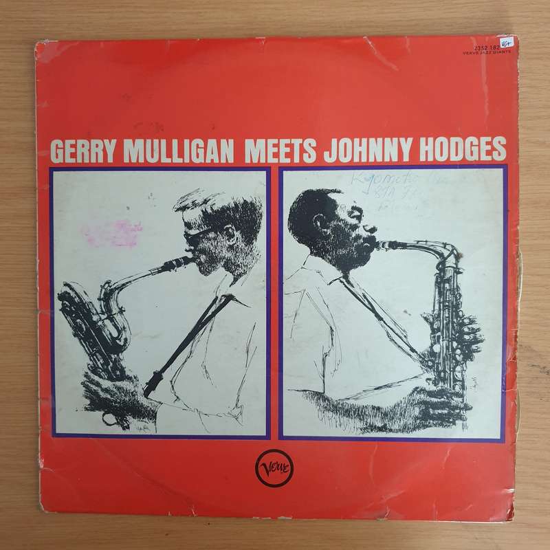 Gerry Mulligan & Johnny Hodges  Gerry Mulligan Meets Johnny Hodges - Vinyl LP Record  (VG+)