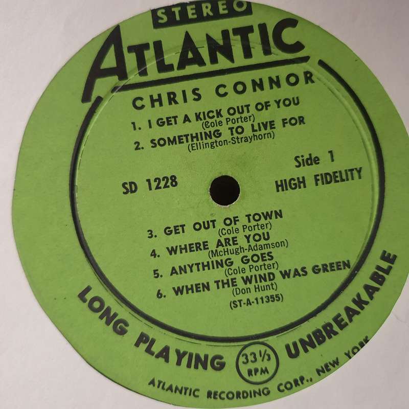 Chris Connor  Chris Connor - Vinyl LP Record (VG)