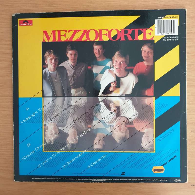 Mezzoforte  Observations - Vinyl LP Record  (VG+)