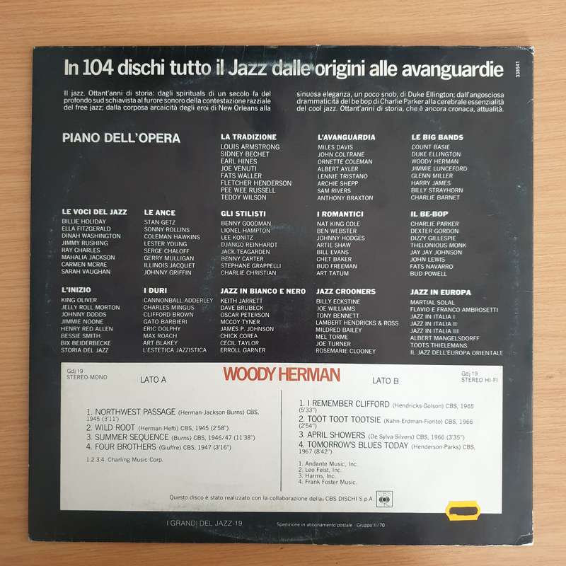 Woody Herman  Woody Herman - Vinyl LP Record  (VG+)