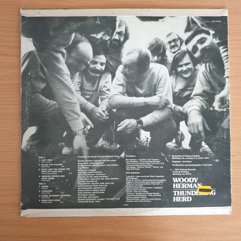Woody Herman - Thundering Herd - Vinyl LP Record - Opened  - Very-Good+ Quality (VG+)