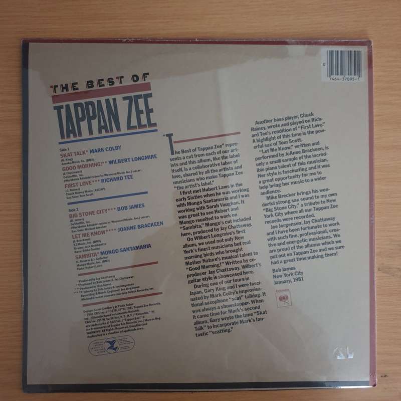 The Best Of Tappan Zee -  Vinyl LP Record - Sealed