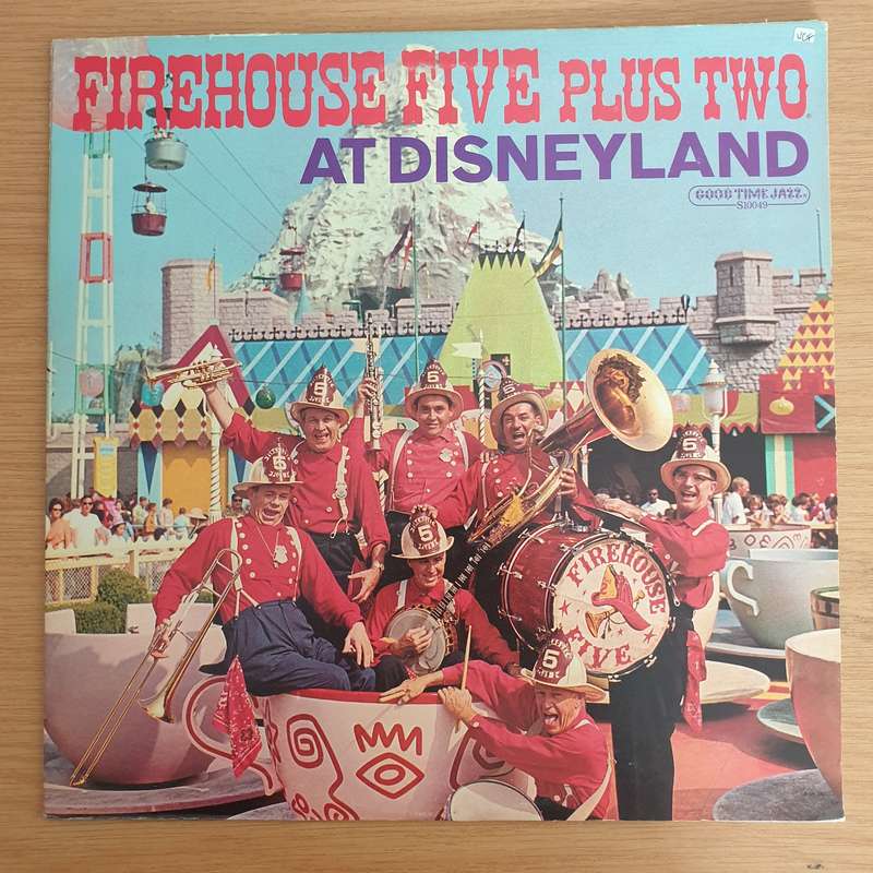 Firehouse Five Plus Two  At Disneyland - Vinyl LP Record  (VG+)