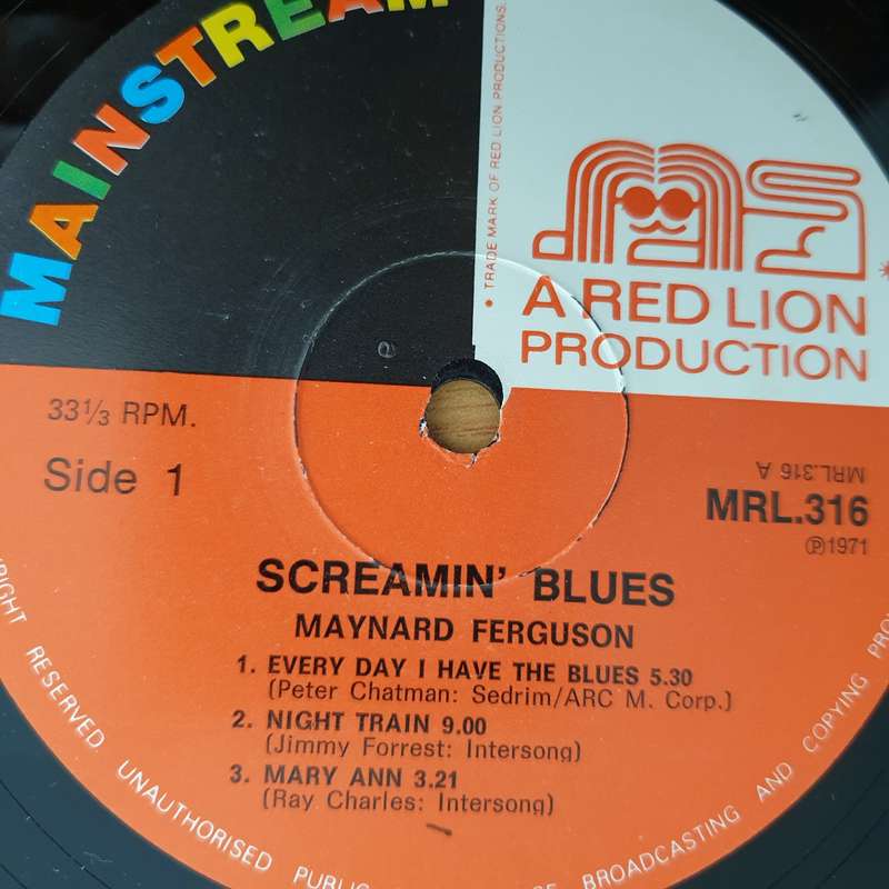 Maynard Ferguson  Screamin' Blues - Vinyl LP Record  (VG+)