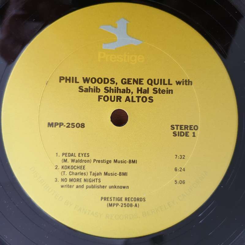 Four Altos - Phil Woods / Gene Quill / Sahib Shihab / Hal Stein   Vinyl LP Record  (VG+)