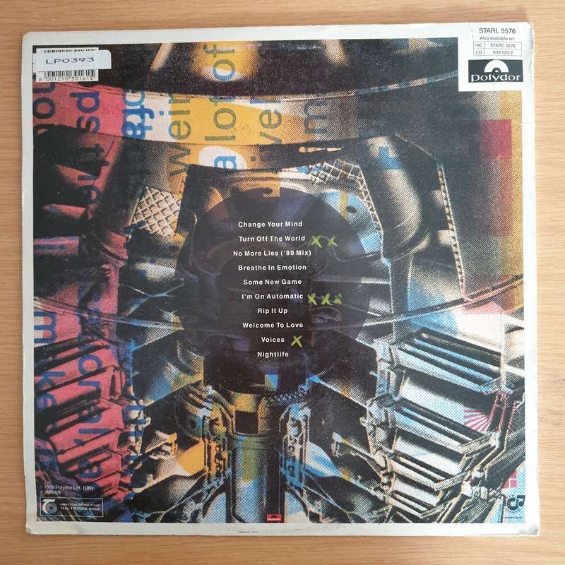 Sharpe & Numan  Automatic - Vinyl LP Record  (VG+)
