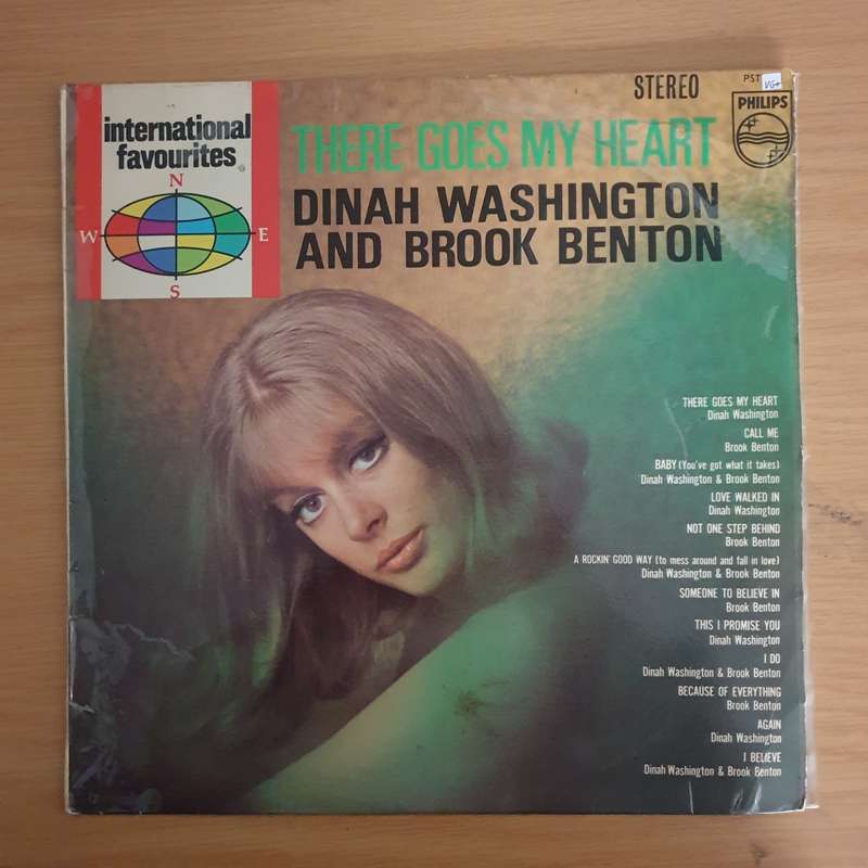 Dinah Washington And Brook Benton  There Goes My Heart - Vinyl LP Record  (VG+)