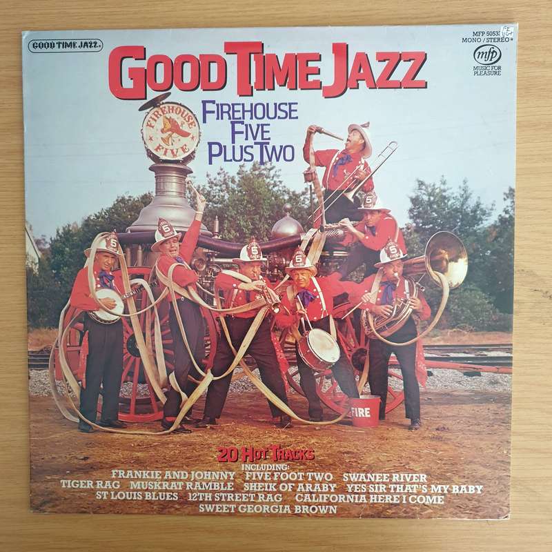 Firehouse Five Plus Two  Good Time Jazz   Vinyl LP Record  (VG+)