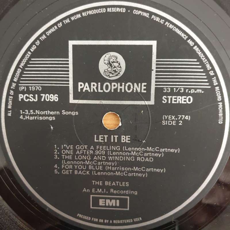 The Beatles  Let It Be (SA) - Vinyl LP Record - Very-Good+ Quality (VG+)