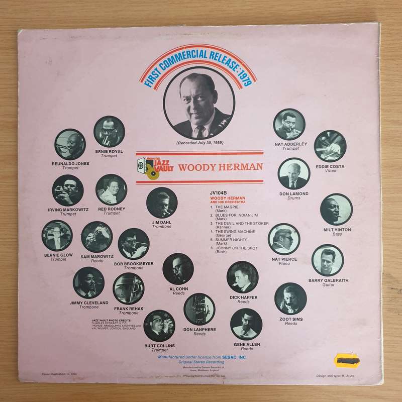 Woody Herman And His Orchestra  Woody Herman And His Orchestra  Vinyl LP Record  (VG+)