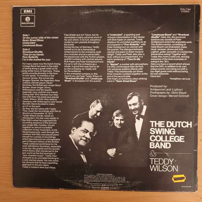 The Dutch Swing College Band & Teddy Wilson - Vinyl LP Record  (VG+)