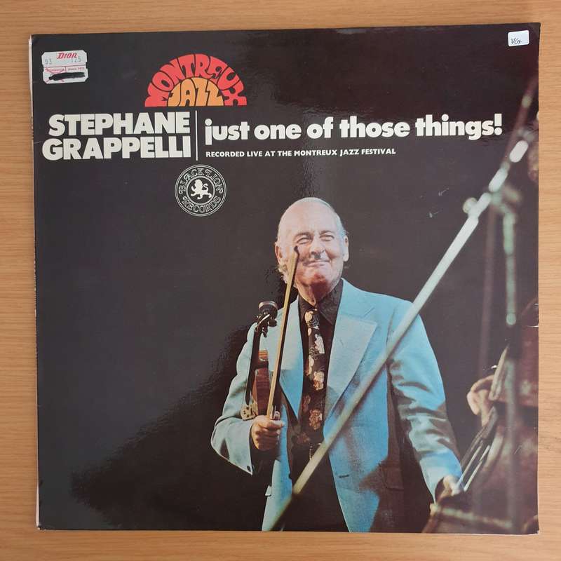 Stéphane Grappelli -  Just One Of Those Things  Live at the Montreux Jazz Festival Vinyl L...